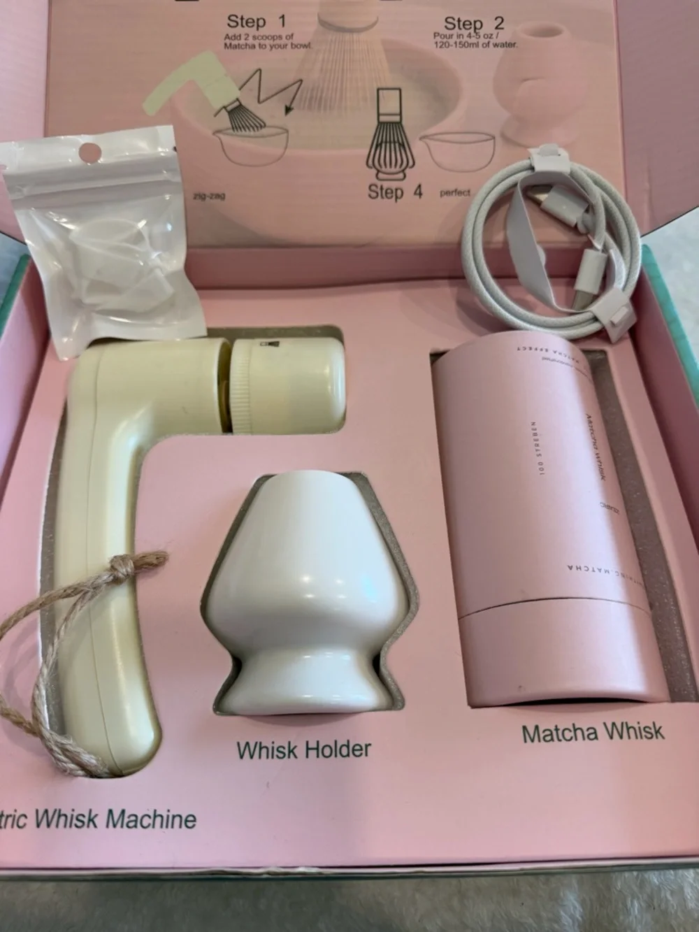 Handheld electric matcha set new